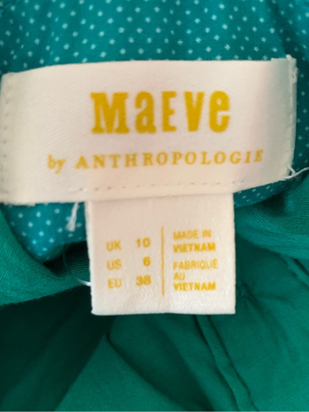 Maeve Green Square-Neck Button-Front Midi Dress - Picture 2 of 15